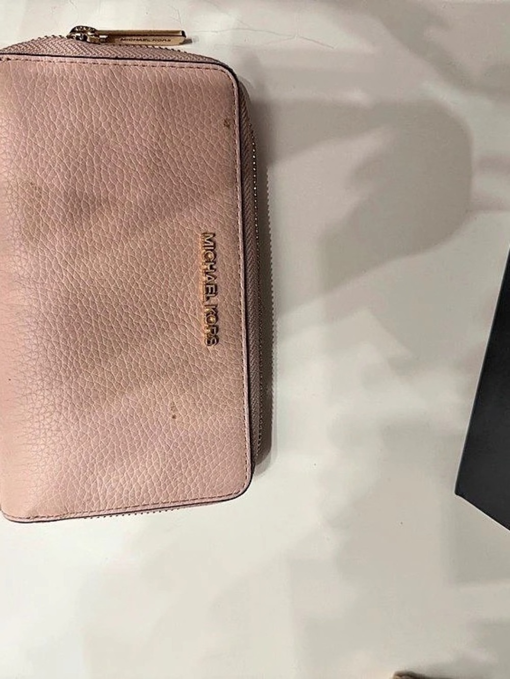 Michael Kors Adele Large Smartphone Wristlet Pink Wallet
